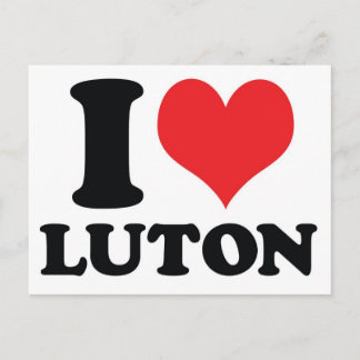 I Heart / love Luton Postcard