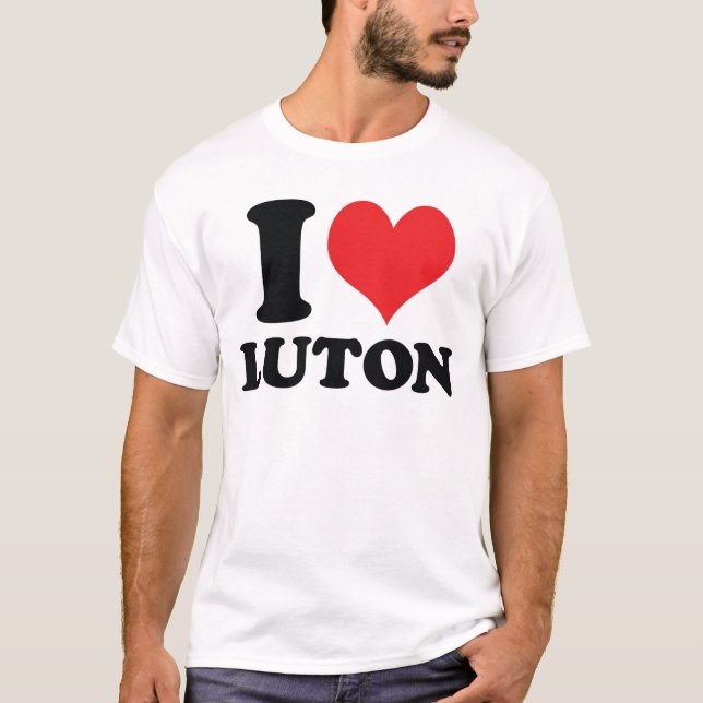 I Heart / love Luton T-Shirt (Front)