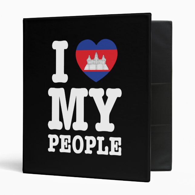 I Heart (Love) My Khmer People Binder (Front/Inside)