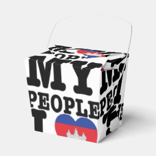 I Heart (Love) My Khmer People Favor Box