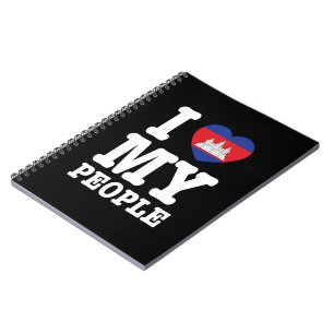 I Heart (Love) My Khmer People Notebook