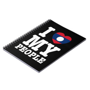 I Heart (Love) My Lao People Notebook