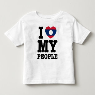 I Heart (Love) My Lao People Toddler T-shirt