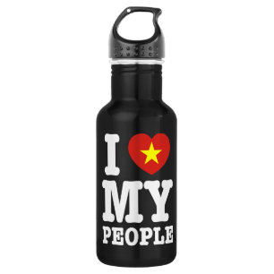 I Heart (Love) My Viet People 532 Ml Water Bottle