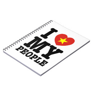 I Heart (Love) My Viet People Notebook