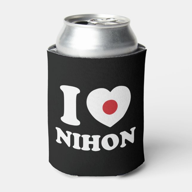 I HEART [LOVE] NIHON CAN COOLER (Can Front)