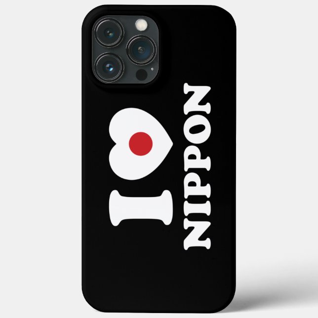 I HEART [LOVE] NIPPON Case-Mate iPhone CASE (Back)