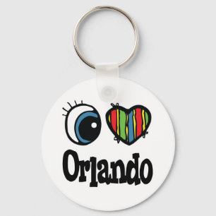 I Heart (Love) Orlando Keychain