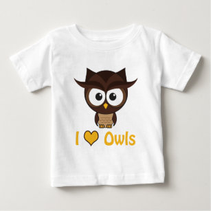 I heart (love) owls baby T-Shirt