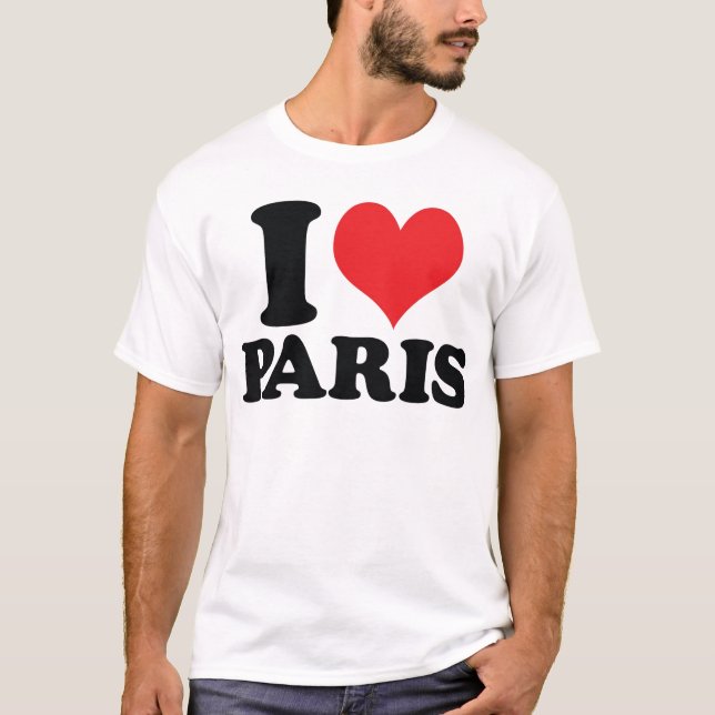 I Heart / love Paris T-Shirt (Front)