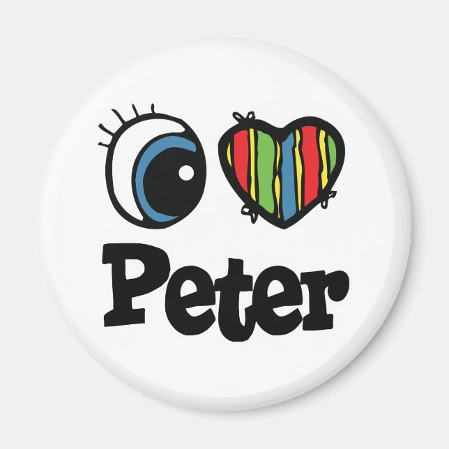 I Heart (Love) Peter Magnet (Front)
