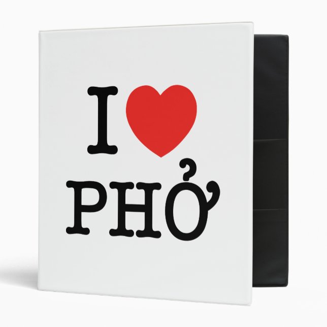 I Heart (Love) Pho Binder (Front/Inside)