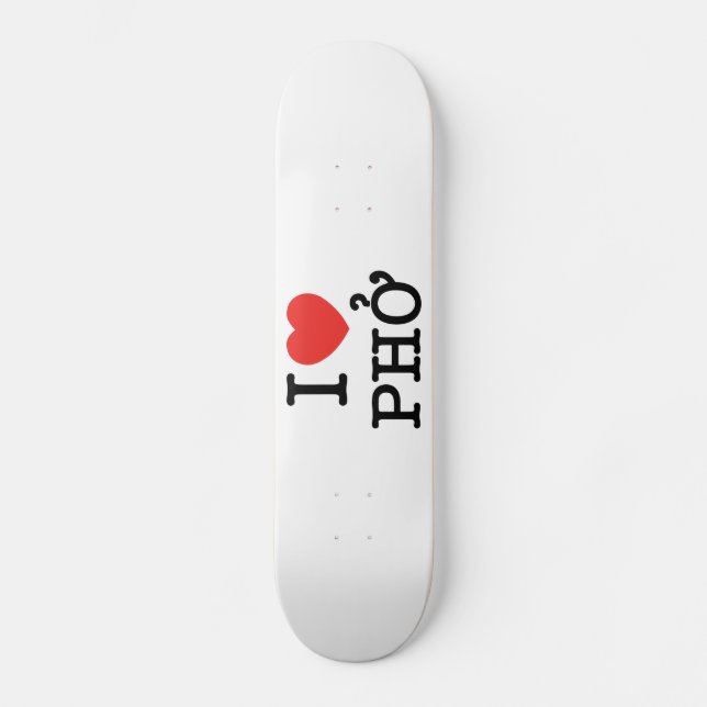 I Heart (Love) Pho Skateboard (Front)