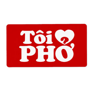 I Heart (Love) Pho (Tôi ❤ PHỞ) Vietnamese Language