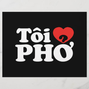 I Heart (Love) Pho (Tôi ❤ PHỞ) Vietnamese Language