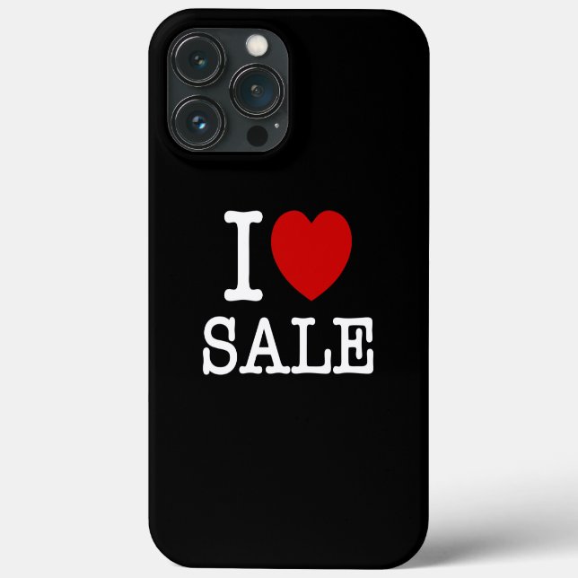 I HEART [LOVE] SALE Case-Mate iPhone CASE (Back)