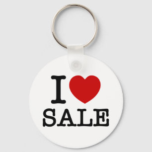 I HEART [LOVE] SALE KEYCHAIN