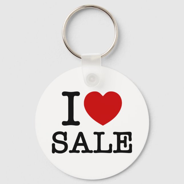 I HEART [LOVE] SALE KEYCHAIN (Front)