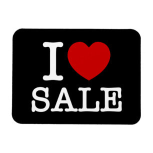 I HEART [LOVE] SALE MAGNET