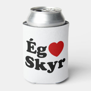 I Heart (Love) Skyr [Ég Elska Skyr] Icelandic Can Cooler