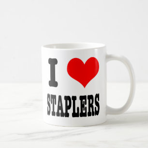 I HEART (LOVE) staplers Coffee Mug