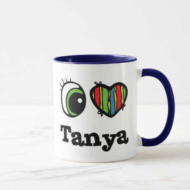 I Heart (Love) Tanya Mug (Right)