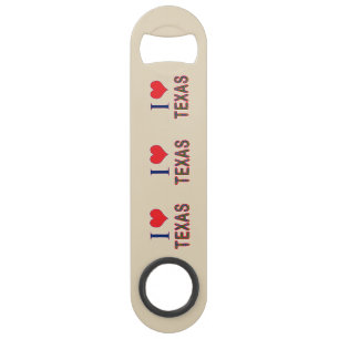 I (Heart) Love Texas Bluebonnet Bar Key