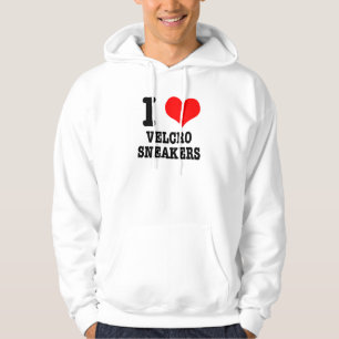 I HEART (LOVE) velcro sneakers Hoodie