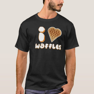 I Heart (Love) Waffles T-Shirt