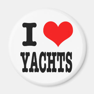 I HEART (LOVE) YACHTS MAGNET
