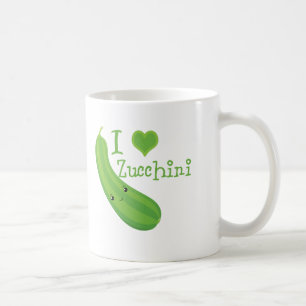 I Heart (love) Zucchini Coffee Mug