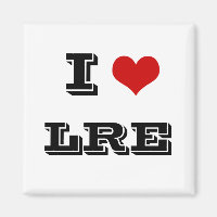 I Heart LRE lake riverside estates magnet