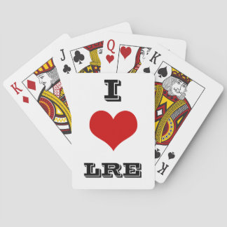 I Heart LRE Playing Cards