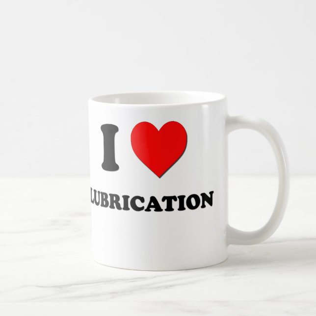 I Heart Lubrication Coffee Mug (Right)