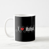 I (heart) Maltese Coffee Mug (Left)