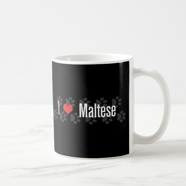 I (heart) Maltese Coffee Mug (Right)
