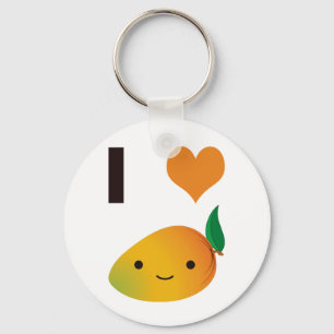 I Heart Mango Keychain