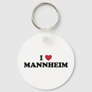 I Heart mannheim germany Keychain