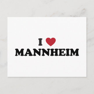 I Heart mannheim germany Postcard