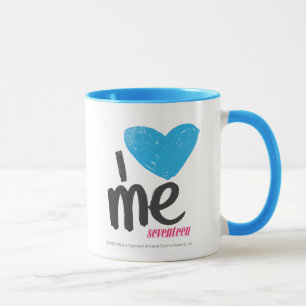 I Heart Me Aqua Mug