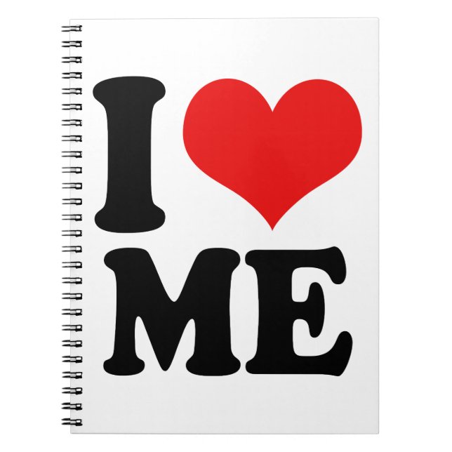 I Heart Me Notebook (Front)