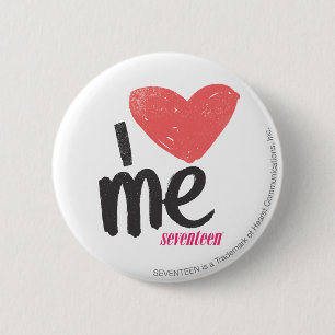 I Heart Me Pink 2 Inch Round Button