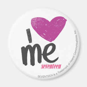 I Heart Me Purple Magnet
