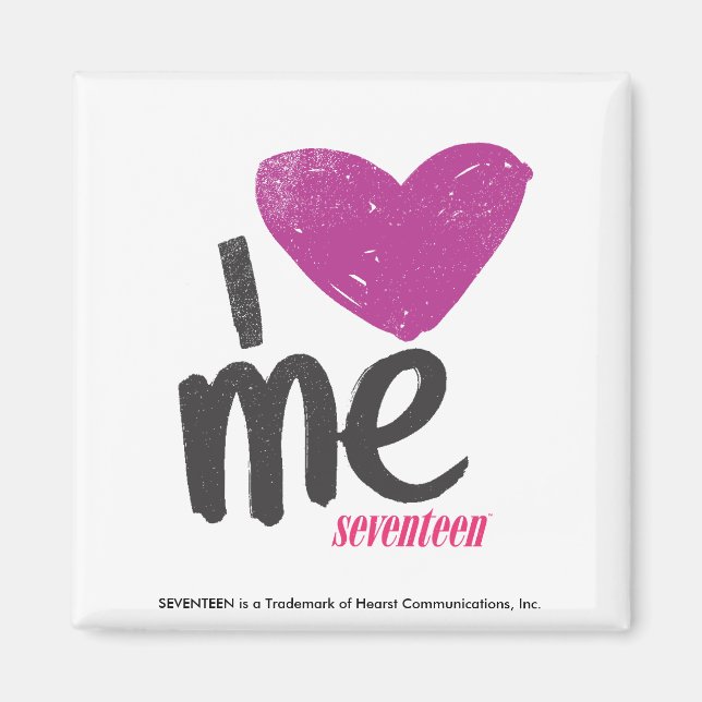 I Heart Me Purple Magnet (Front)