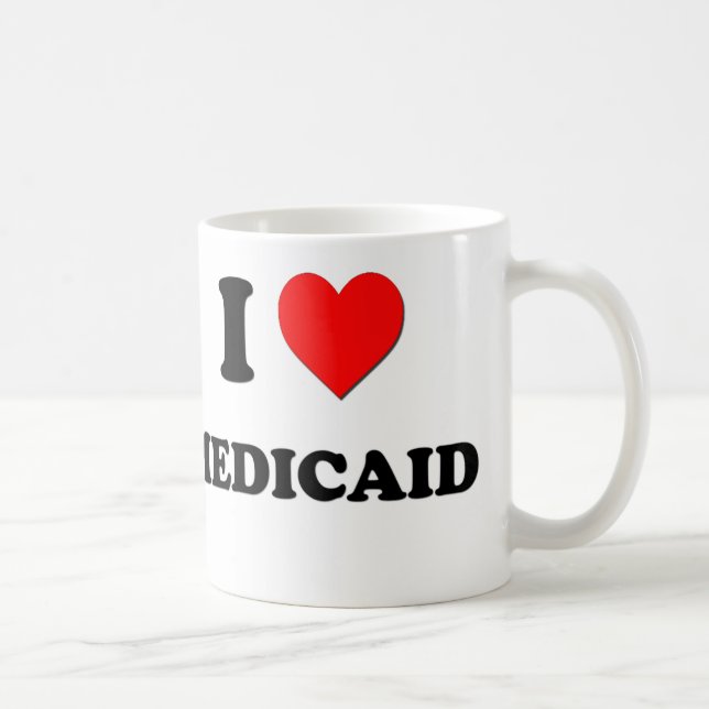 I Heart Medicaid Coffee Mug (Right)