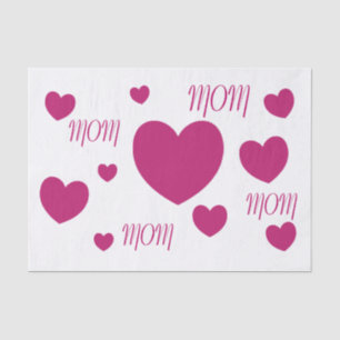 I Heart MOM Tissue Paper