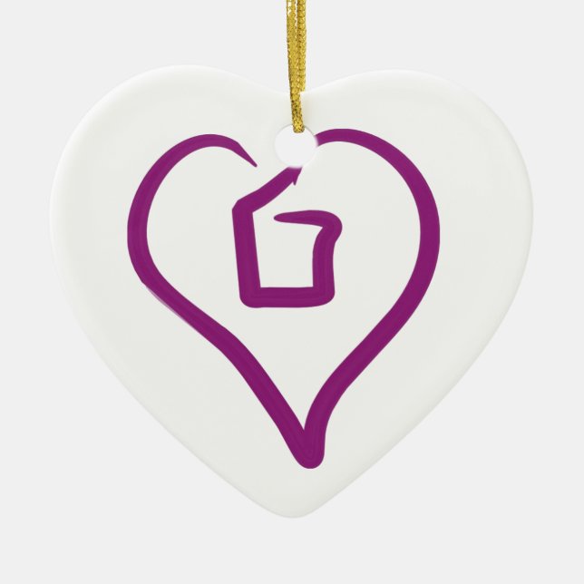 I heart more than 1 - Ornament (Front)