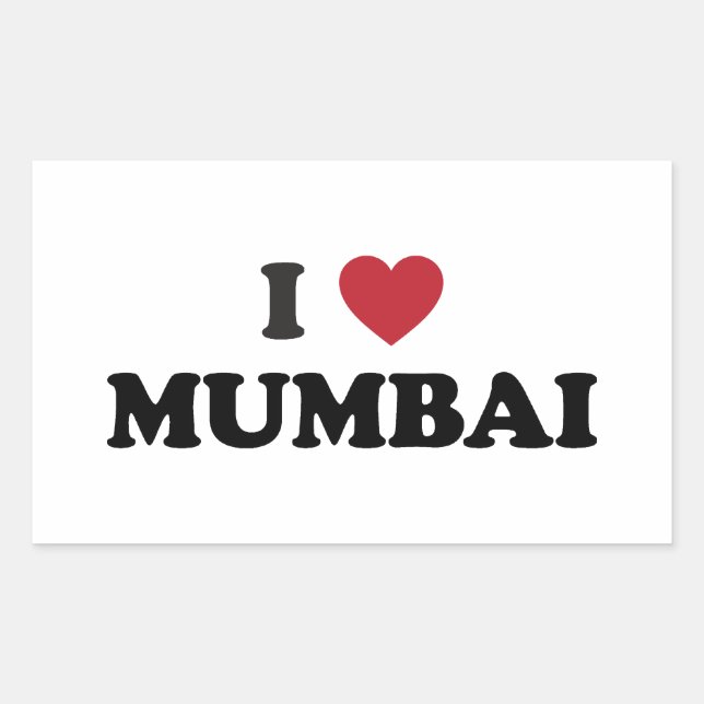 I Heart Mumbai India Sticker (Front)