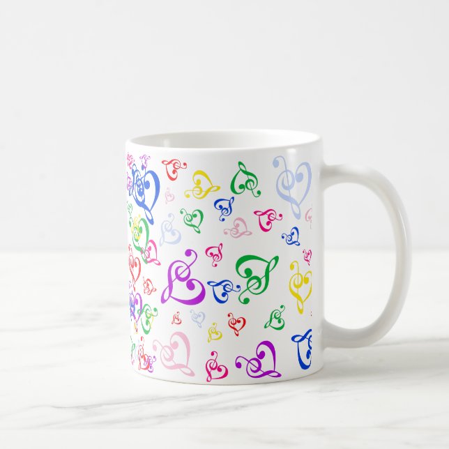 I heart Music Coffee Mug (Right)