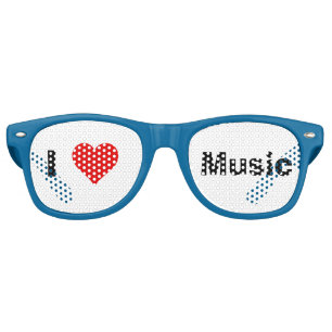 I Heart Music Party Lunettes de soleil